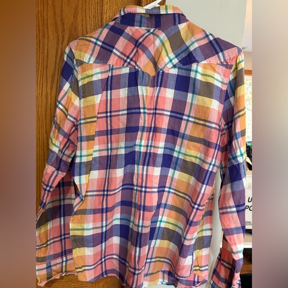American Eagle Outfitters Multicolor Plaid Shirt - Picture 4 of 4